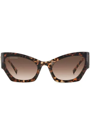 Dsquared2 Lentes de sol con armazón estilo carey