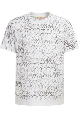 Marni Playera con logo estampado
