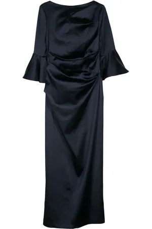 TALBOT RUNHOF Vestido de fiesta fruncido