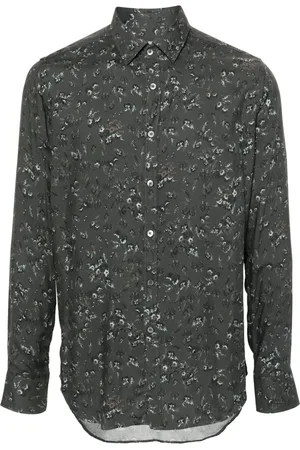 CANALI Camisa con estampado floral