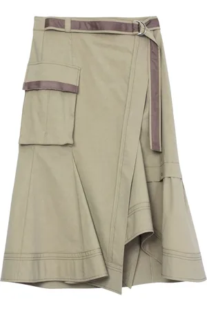 3.1 Phillip Lim Falda con forro en contraste