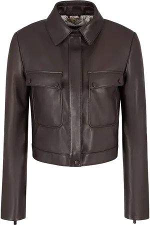 Giorgio Armani Chamarra con cuello italiano y cierre