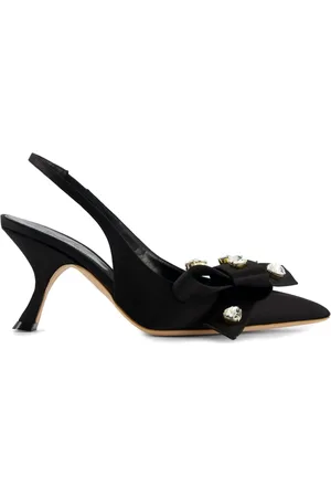Giambattista Valli Zapatillas con detalle de moño y tacón de 75mm