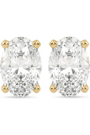 VEYNOU Aretes Arden en oro amarillo de 14kt con diamante