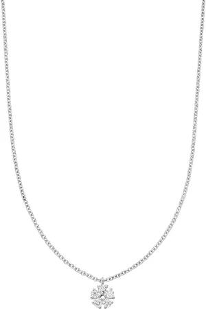 VEYNOU Collar Lily en oro blanco de 14kt con diamante