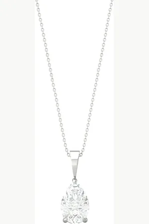 VEYNOU Collar Liv en oro blanco reciclado de 14kt con diamantes