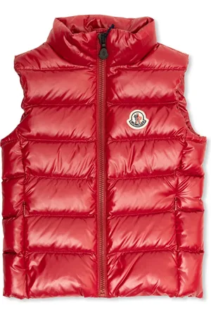 Moncler Chaleco capitonado con parche del logo