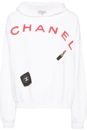 CHANEL Hoodie con logo 1990-2000
