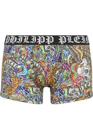 Philipp Plein Bóxer con estampado de tatuaje