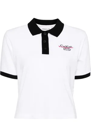 Chocoolate Playera tipo polo con logo bordado