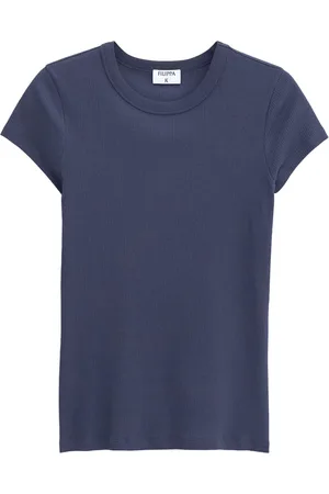 Filippa K Playera de tejido fino de canalé