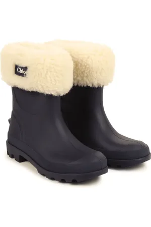 Chloé Botas de lluvia con parche del logo