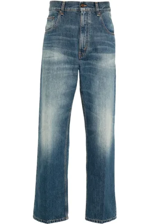 Victoria Beckham Jeans rectos con parche del logo