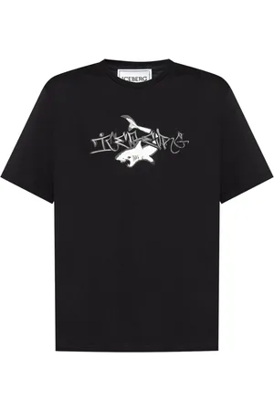 Iceberg Playera con estampado de tiburÃ³n
