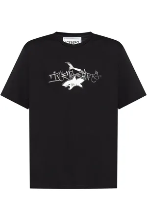 Iceberg Playera con estampado de tiburÃ³n