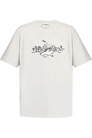 Iceberg Playera con estampado de tiburÃ³n
