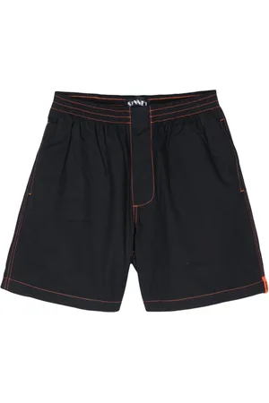 SUNNEI Bermudas con pretina elástica y costuras en contraste