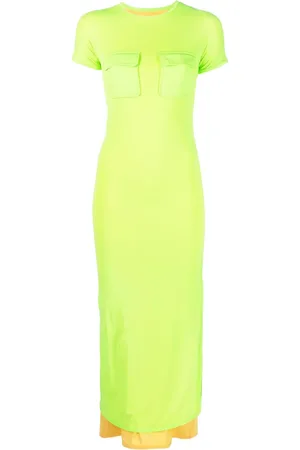 SUNNEI Vestido midi con detalle de bolsillo