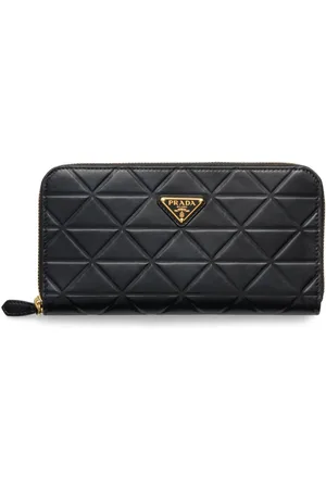 Prada Cartera grande con motivo triangular