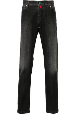 Kiton Jeans slim con efecto degradado