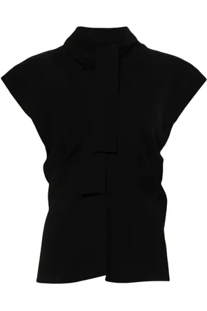 P.A.R.O.S.H. Blusa con dobladillo asimétrico