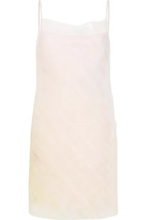 Viktor & Rolf Slip dress de tul con efecto degradado