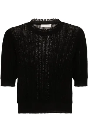 ULLA JOHNSON Top de tejido calado Gemma