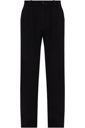 Emporio Armani Pantalones tejidos con diseño recto