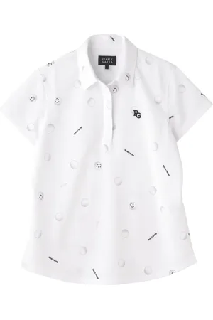 PEARLY GATES Playera tipo polo con logo estampado