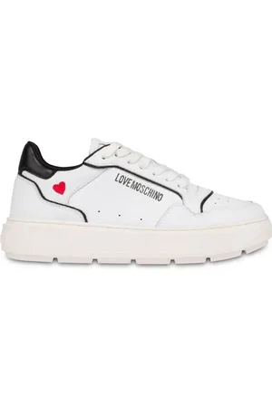 Moschino Tenis con paneles y logo estampado
