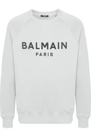 Balmain Sudadera con logo afelpado