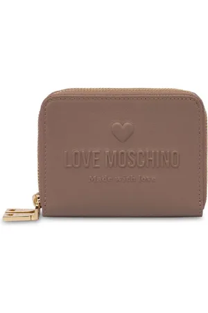 Moschino Cartera con logo en relieve
