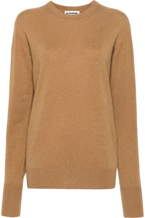 Jil Sander Suéter de cachemira con cuello redondo