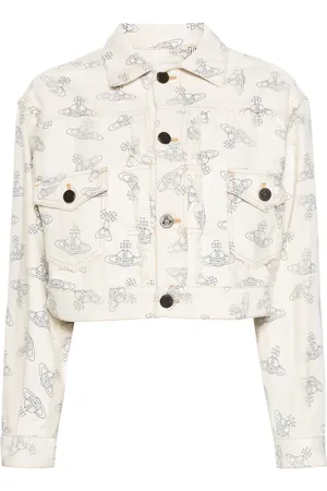 Vivienne Westwood Chamarra de mezclilla con logo Orb
