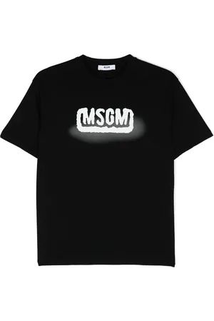 Msgm Playera con logo estampado