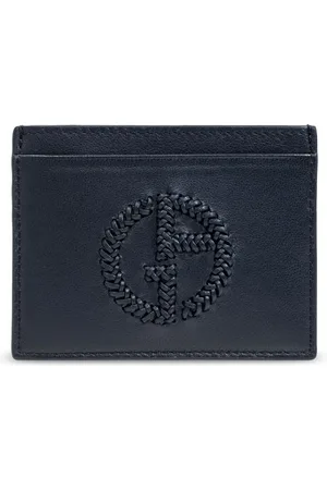 Giorgio Armani Tarjetero con logo grabado
