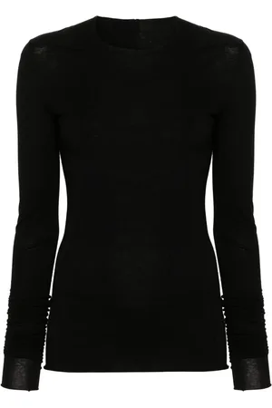 Rick Owens Playera con detalle de costuras
