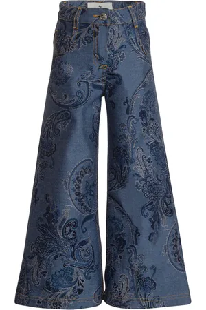 Etro Jeans anchos en jacquard