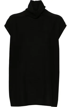 Rick Owens Top con cuello vuelto
