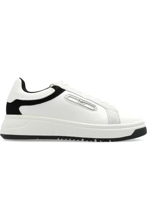 Emporio Armani Tenis con aplique del logo