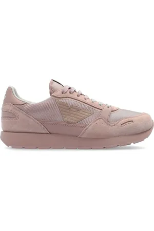 Emporio Armani Tenis con aplique del logo