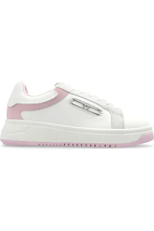 Emporio Armani Tenis con aplique del logo