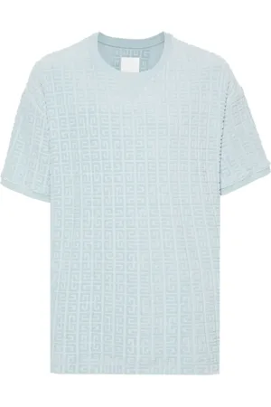 Givenchy Playera con efecto de toalla y motivo en jacquard