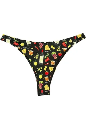 FLEUR DU MAL Bikini bottom con tiro alto