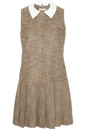 Sandro Vestido corto con motivo pied de poule
