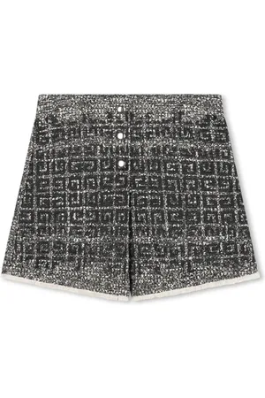 Givenchy Shorts con falda de tweed y bordado 4G