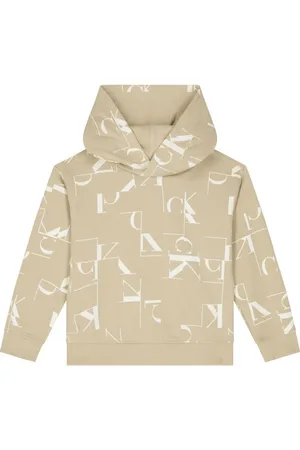 Calvin klein all over logo hoodie sale