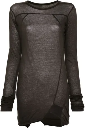 Rick Owens Playera con detalle de costuras