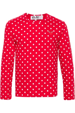 Comme des Garçons Playera con lunares estampados
