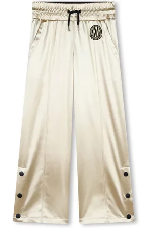 DKNY Pantalones anchos con efecto metalizado